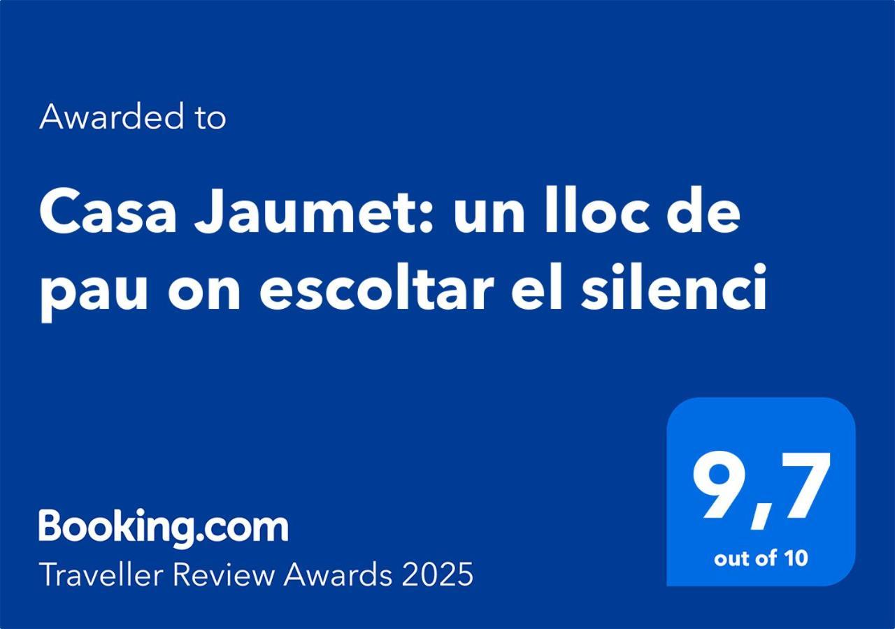 Casa Jaumet: Un Lloc De Pau On Escoltar El Silenci Lejlighed Aramunt Eksteriør billede